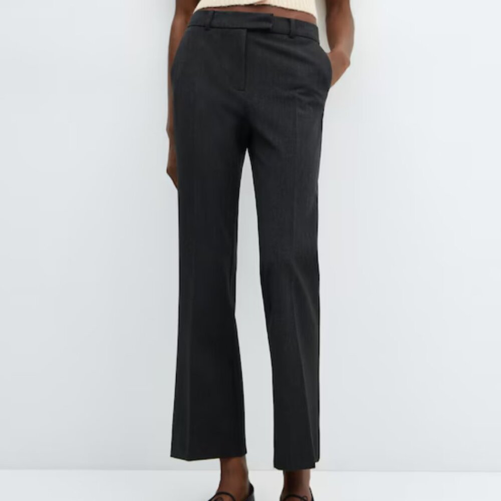 Mango Gray Bootcut Pants